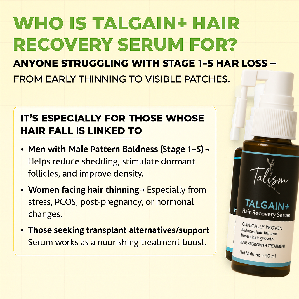 Talgain + ( Hair growth serum)